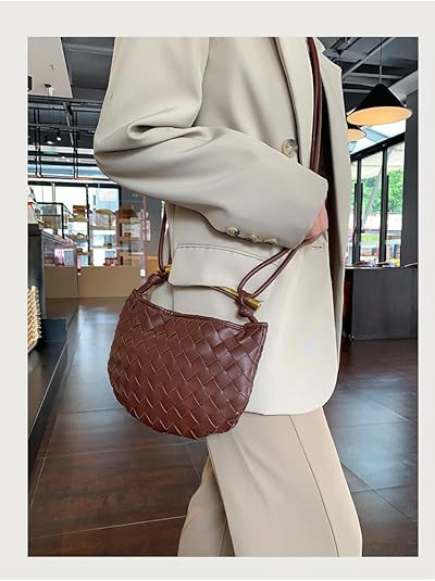 cross-body bag Braided Soft Leather Crossbody Bag