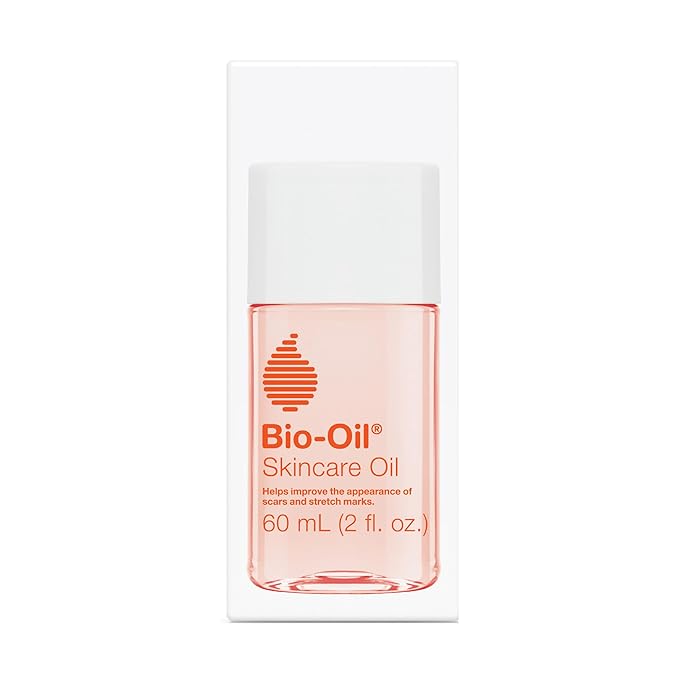 Bio-Oil Skincare Body Oil Serum, Face and Body Moisturizer with Vitamin E  A, for Scars, Stretch Marks, Sensitive Skin, All Skin Types, Dermatologist Recommended, Non-Comedogenic, 2 Oz