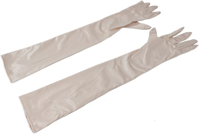 Women Elegant Satin Gloves Ladies Bridal Gloves Wedding Gloves Costume Gloves & Jewelry