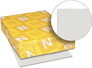 Neenah Extra-Heavyweight Exact Index Card Stock, 110 Lb., 8 12" x 11", Gray, Pack Of 250 Sheets