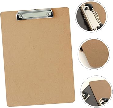 COHEALI 5pcs A4 Writing Clipboard Multi Function Office File Folder Clip Board Vertical Design for Conference and Home Office Use Paper File Clip