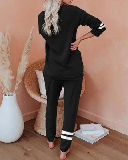 ETCYY NEW Lounge Sets for Women Two Piece Outfits Sweatsuits Sets Long Pant Loungewear Workout Athletic Tracksuits