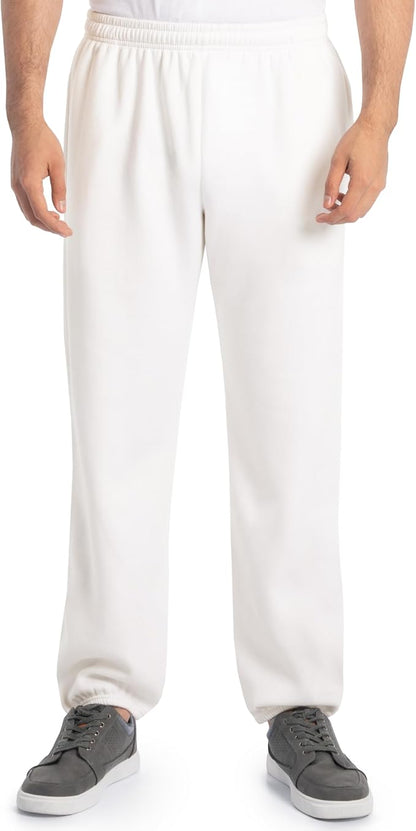 Moisture-wicking sweatpants with adjustable waistband and pockets, ideal for lounging, workouts, and everyday use.