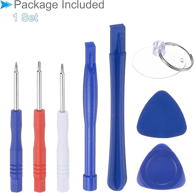Electronics Repair Kit, 8.8cm Length Screwdriver, Magnetic Precision Screwdriver Opening Pry Tool - (Applications: for Watches Repair), 8-Pieces