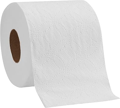Georgia-Pacific Pacific Blue Basic 2-Ply Embossed Toilet Paper,1988001, 550 Sheets Per Roll, 80 Rolls Per Case