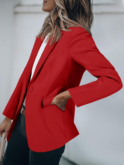 Soft, comfortable blazer from Cicy Bell, perfect for office, casual, or dressing up everyday look.