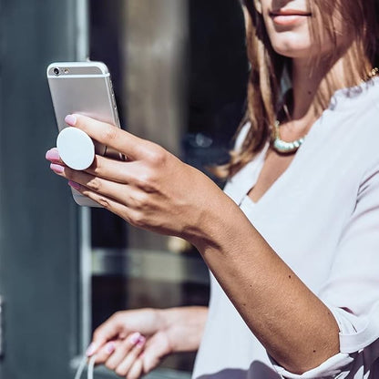 Minimal Summer Flowers Boho Floral Bloom Cute Aesthetic PopSockets Adhesive PopGrip