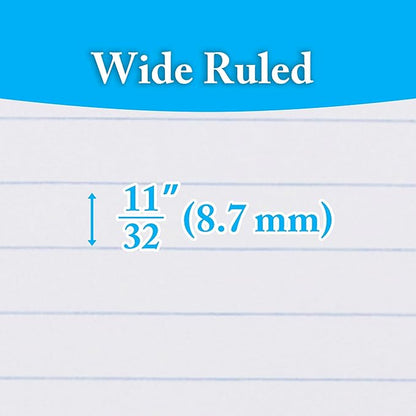 BAZIC Composition Book Wide Ruled 100 Sheet Black Marble Notebook, Writing Journal Comp Lined Notebooks for School, 1-Pack