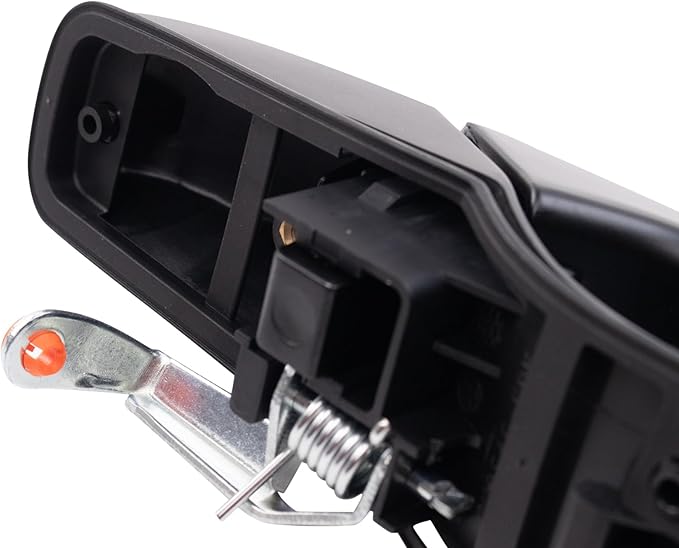 TRQ Front Right Exterior Door Handle Black Passenger Side Compatible with 07-13 Avalanche 07-14 Escalade Escalade ESV Escalade EXT Sierra 1500 Sierra 2500 HD Sierra 3500 HD Silverado 1500