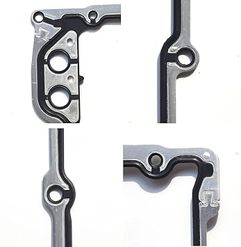 12612350 for Chevy Silverado 5.3 Oil Pan Gasket 4.8 6.0 6.2L Chevy Suburban Express Trailblazer GMC Sierra Yukon Cadillac Escalade Tahoe LS Engine Oil Pan Gasket 1999 2000 2001 2002 2003-2020 OS30693R