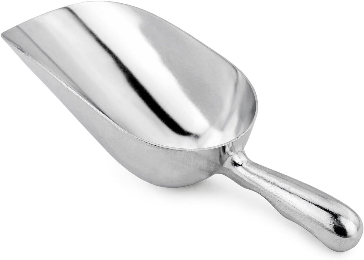 New Star Foodservice 34547 Cast Aluminum Utility Scoop, 24 oz