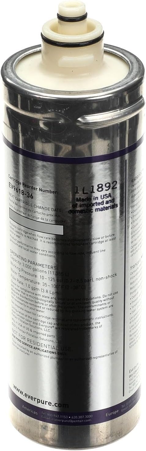 Everpure Cartridge Filter, 2Cb-Gw EV961836 - Genuine OEM Replacement Part