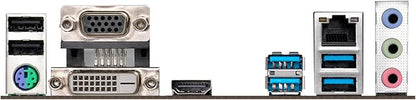 ASRock B360M-HDV LGA1151/Intel B360/DDR4/Quad CrossFireX/SATA3&USB3.1/M.2/A&GbE/MicroATX Motherboards