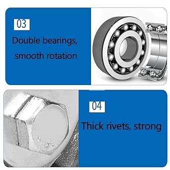 4568inch Heavy Duty Industrial Caster Wheel,Transport Casters for Trolley Furniture Workbenches,Fixed Caster,Swivel Caster,Optional Brakes,1 Piece