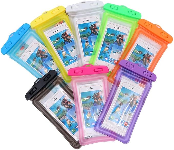 Universal waterproof floating phone holder, dry bag with strap, compatible with iPhone 131211 Pro MaxPro8 Plus, Galaxy S22S21S20S10Note 20109 up to 6.7 inches (black)
