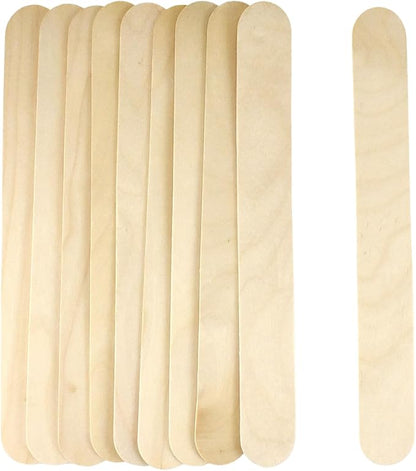 Homeford Extra Large Wood Craft Sticks, Natural, 10-Inch, 10-Count