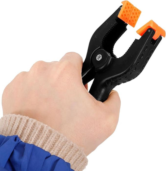 Gadpiparty 6 Pack Nylon Clamps Photo Clamps Photography Clamps Spring Clamp Black