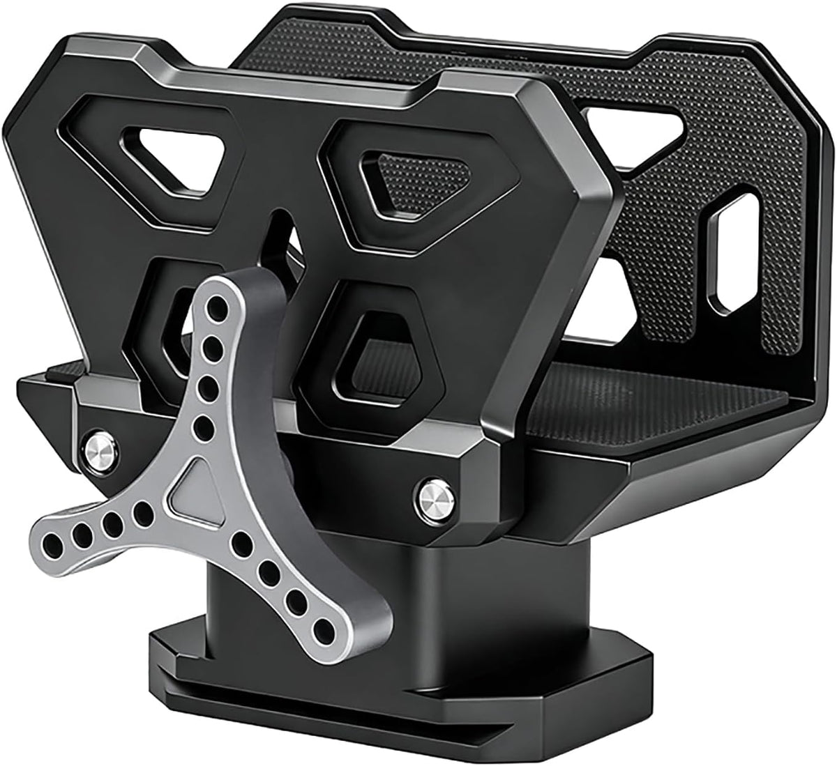 Arca Swiss Saddle Tripod Mount for Hunting Lightweight Tripod Clamp with Arca Quick Release Dovetail Universal Gun Clamp for Shooting Target Practice Outdoors