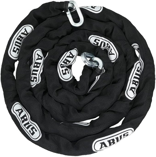 ABUS Hardened Steel 8KS 10 Foot x 5/16" Thick Square Security Chain for Bikes, Containers, Trailers, ATV, Motorcycles and Personal/Industrial Property