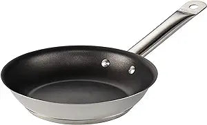 Tramontina 8-Inch Non Stick Small Frying Pan, Tri-Ply Base Stainless Steel Skillet with Reinforced Nonstick Coating, Dishwasher and Oven Safe