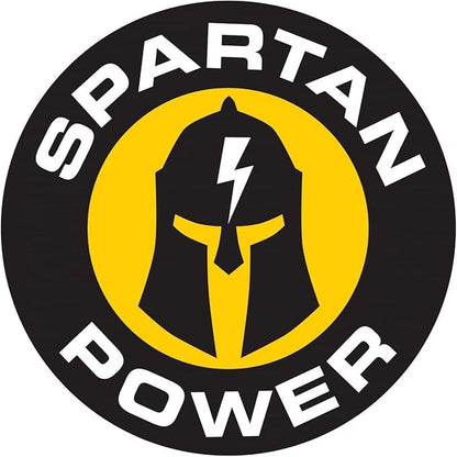 Spartan Power 2 Foot 40 AWG Black SpartanFlex Battery Cable with 38" Ring Terminals