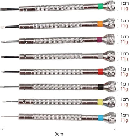 Precision Watchmakers Screwdrivers Watch Glasses Flat Blade Small Accessories Repair Screwer Tools(1.6mmFLAT)