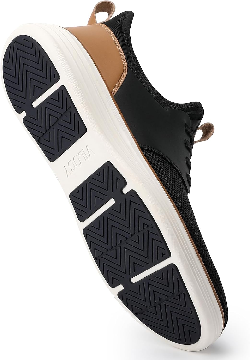VILOCY Mens Slip On Casual Dress Shoes Hands Free Fashion Sneakers Mesh Tennis Walking Work Shoes Comfortable Breathable Lightweight Non Slip