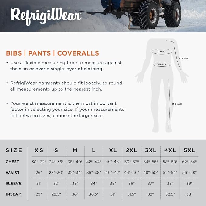 RefrigiWear Iron-Tuff Insulated Coveralls with Hood, -50F Comfort Rating