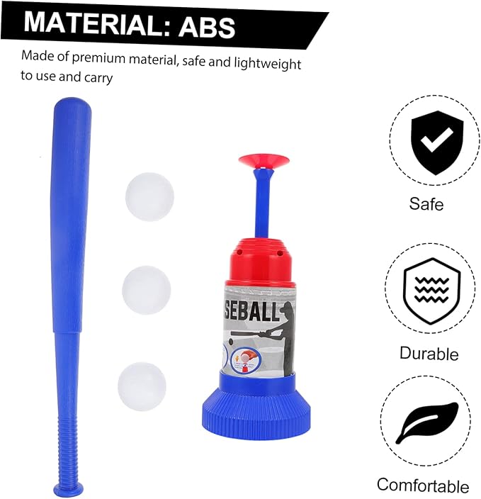 1set Baseball Training Set for Boys and Girls Automatic Baseball Launcher Bat Improve Batting Skills Safe Fun for Boys Girls