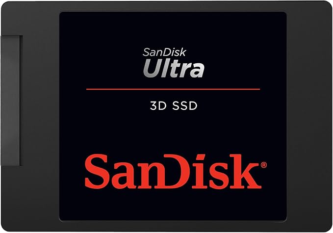 SanDisk Ultra 3D NAND 1TB Internal SSD - SATA III 6 Gbs, 2.5 Inch 7 mm, Up to 560 MBs - SDSSDH3-1T00-G26