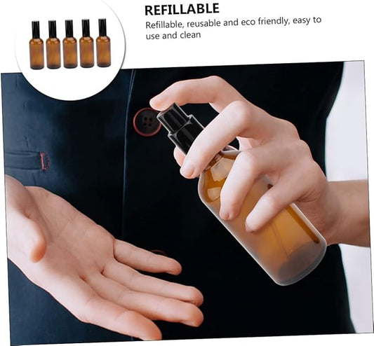5pcs Refillable Perfume Storage Spray Bottles Portable Reusable Cosmetic Containers for Travel and Outdoor Use Dispenser for Essential Oils and Fragrances