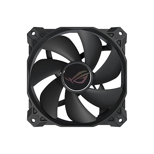 ASUS ROG Strix XF120 Whisper-Quiet, 4-pin PWM Fan for PC Cases, Radiators or CPU Cooling