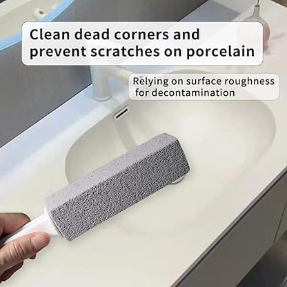 Pumice Stone for Toilet Cleaning, Pumice Cleaning Stone with Handle, Toilet Cleaner, Pumice Stone, Toilet Wand, Toilet Bowl Cleaner Brush, Toilet Brush
