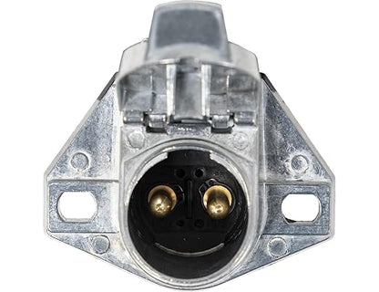 Buyers Products 2-Way Die-Cast Zinc Trailer Connector -Truck Side - Horizontal Pin Arrangement (TC1002)