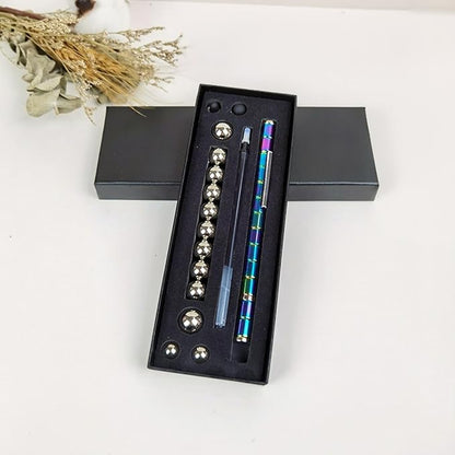 0.5mm Student Puzzle Magnetic Neutral Pen Creative Toy Magnetic Neutral Pen-Color Boxed Packaging