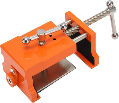 Precision Cabinet Clamp - Automatic Locking, Accurate Cabinet Face Frame Clamp with Protective Pads, Orange