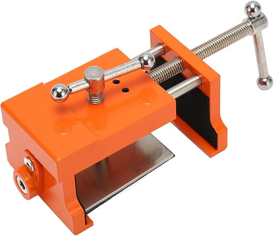 Precision Cabinet Clamp - Automatic Locking, Accurate Cabinet Face Frame Clamp with Protective Pads, Orange