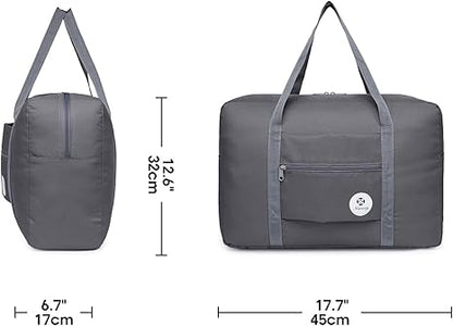 For Spirit Airlines Personal Item Bag 18x14x8 Foldable Travel Duffel Bag Tote Carry on Luggage Duffle Overnight for Women and Men