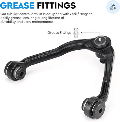 K80942 Front Upper Control Arm w/Ball Joint for 1999-2006 Chevy Silverado Cadillac Escalade ESV EXT 2002-2006 Avalanche Express Suburban Tahoe GMC Savana Sierra Yukon XL 1500 2000 2500