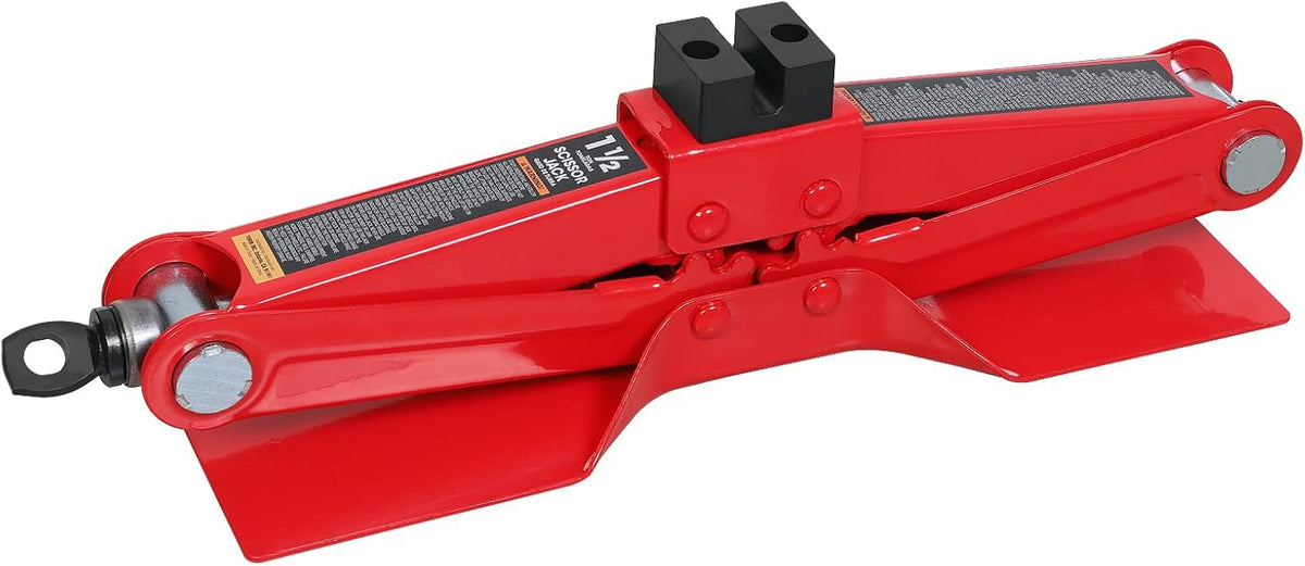 Big Red Torin AT10152S4R 1.5 Ton Steel Scissor Jack
