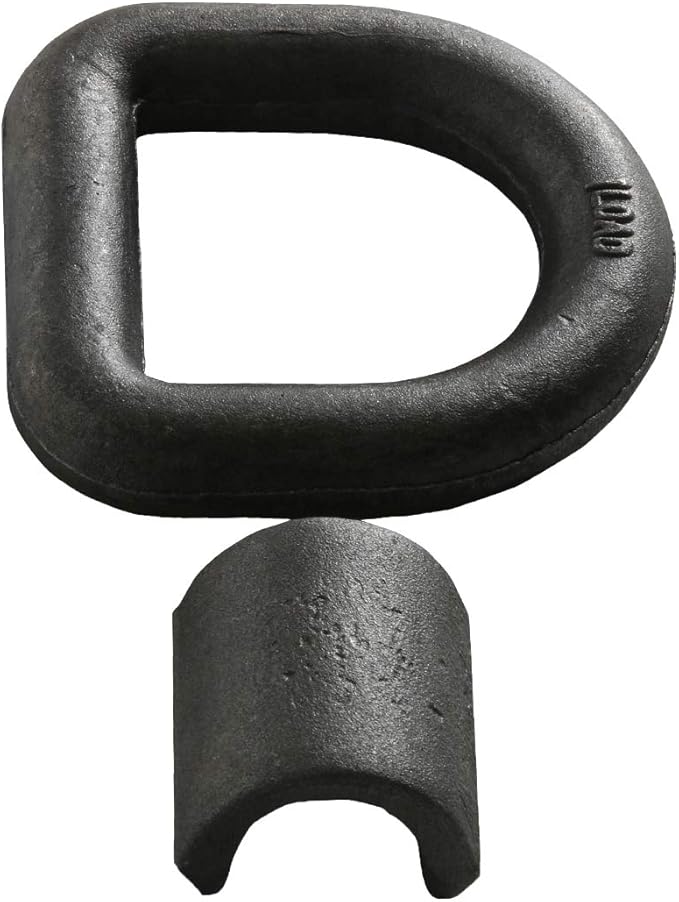 DC Cargo Weld-On D-Ring Tie-Down Anchors – 1" (2 Pack) Heavy-Duty Forged Steel with 46,800 lb. ABS – Rotating D-Rings Secure & Durable for Trailers, Trucks, Warehouses, Docks