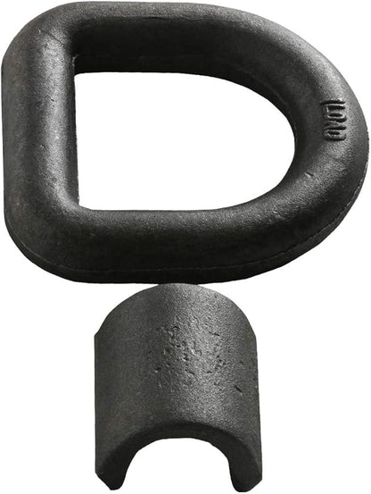 DC Cargo Weld-On D-Ring Tie-Down Anchors – 1" (2 Pack) Heavy-Duty Forged Steel with 46,800 lb. ABS – Rotating D-Rings Secure & Durable for Trailers, Trucks, Warehouses, Docks