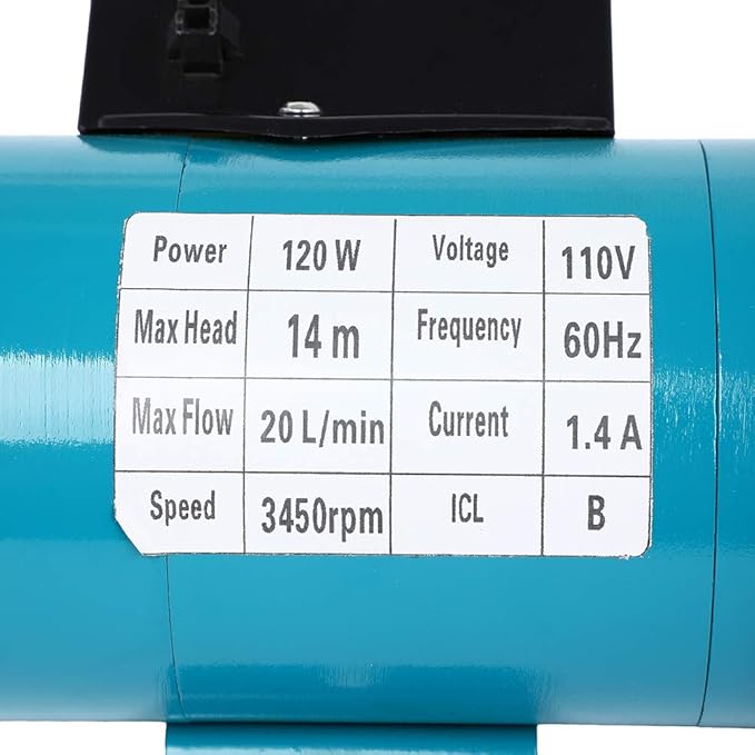 SCITOO Tap Water Booster Pump 204GPH Shallow Well Jet Pump 0.75HP Home Garden Irrigation JET Pump