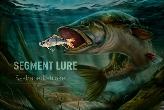 Fishing Lures for Bass Trout 1.43.9" Multi Jointed Swimbaits Slow Sinking Bionic Lifelike Swimming Bass Lures Freshwater Saltwater Bass Fishing baits Kit