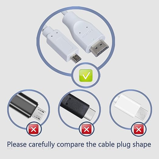 M8 HDMI Cable Compatible with Samsung M8 Smart Monitor BN39-02815A One Connect Cable for S27C900PAN LS32BM801 LS32BM80B LS32BM80G LS32BM80P S32BM805UN HWS801B HWS801D Monitor Cord,1.5m4.92ft