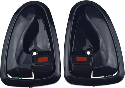 Internal Car Handles for 2000-2006 for H& for Accent 82610-25000 82620-25000 Inside Interior Door Handle Front Rear Left Right LH RH Car Interior Door Handle(Black,1 Pcs Left Side)