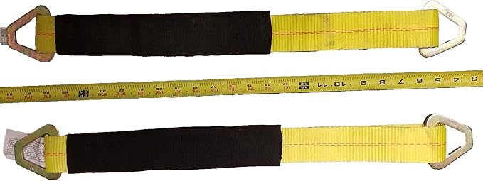 Everything for trailers, RVs and trucks and more - (PAIR) 2" x 2' For For Axle Straps with For Delta Rings, Heavy Duty Straps, Trailer For For Axle (FS1XN-1747)
