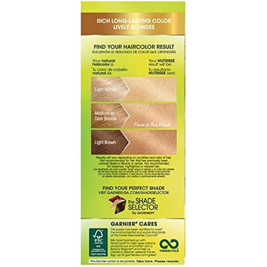 Garnier Nutrisse Nourishing Hair Color Creme, 100 Extra-Light Natural Blonde (Chamomile) (Packaging May Vary)