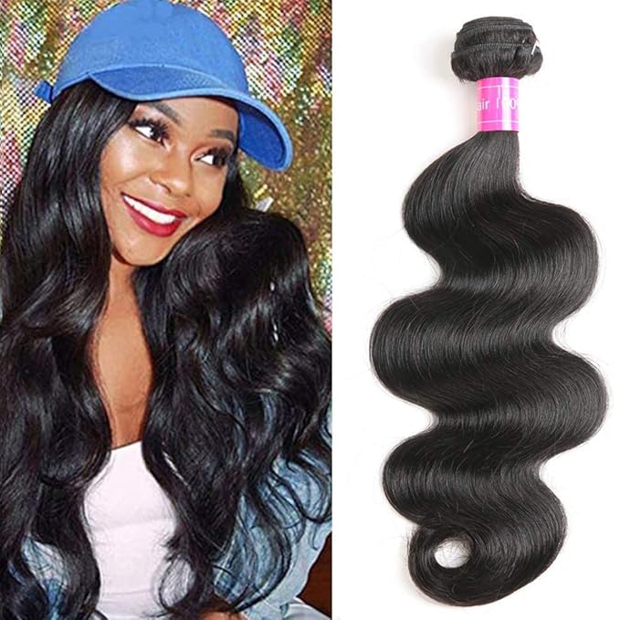 Body Wave Bundle 10A Grade Human Hair Bundles 100 Unprocessed Brazilian Virgin Hair Bundles Double Machin Weft Brazilian Body Wave Bundle(24 Inch)