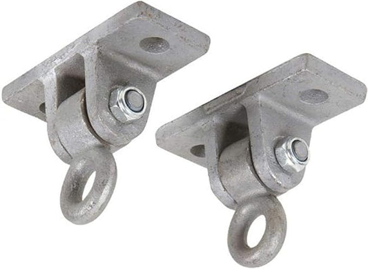 Swing Set Stuff Ductile Iron Wood Beam Hangers (Pair) with SSS Logo Sticker